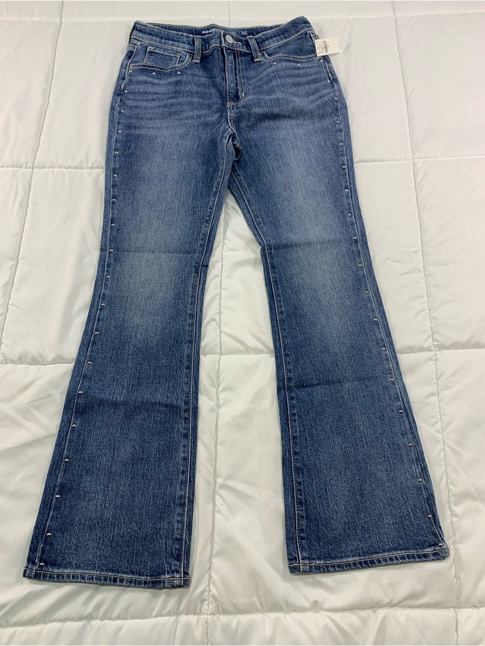 New old navy HIGH RISE FLARE jeans size 16